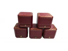 カルティエ 指輪用 リング用 5点　5個セット　リングケース　指輪ケース 箱 ケース Cartier  空き箱　空箱　ボックス　BOX　