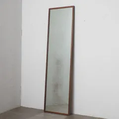 イギリス ヴィンテージ ウォールミラー 木製 シンプル 北欧 スタイル 天然木 ミッドセンチュリー モダン 姿見 壁掛け 鏡 英国 97816