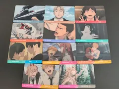 eb311 【チェンソーマン】メタくコレクション メタルカード コレクション アニメ名シーン カード11枚まとめ売り！デンジ＆マキマ、早川アキ＆姫野、パワー＆ニャーコなど人気キャラの魅力的なカットが勢揃い。ポチタ、岸辺、コベニ、サムライ