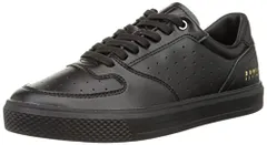 新品 [DUNLOP REFINED] 通気 防水 メンズ スニーカー コートシューズ DA7001 ブラック 26.0 cm 2E