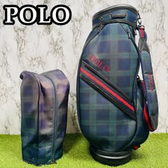 【良品】ポロ ラルフローレン カート式 タータンチェック キャディバッグ