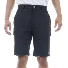 新品 [トミー ヒルフィガー ゴルフ] ゴルフパンツ ハイブリッド ショートパンツ メンズ 黒