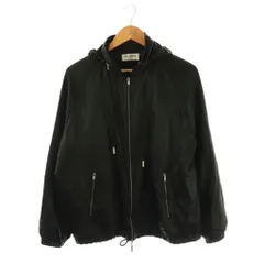 サンローラン パリ SAINT LAURENT PARIS ヴァカレロ期 2WAY フードジャケット ブルゾン アウター ジップアップ 46 黒 /NR ■OSのサムネイル