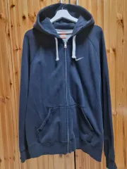 ナイキ フード スウェット ジップアップ ネイビー xxl
