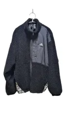 アディダス ブラック ボア フリース ジャケット