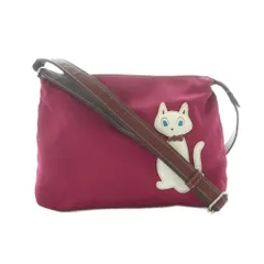 イビサ IBIZA ショルダーバッグ ワインレッド ネコ /RI ■OS