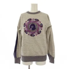ヒステリックグラマー HYSTERIC GLAMOUR トレーナー スウェット プルオーバー 長袖 プリント F グレー 紫 /BM ■ECD001のサムネイル