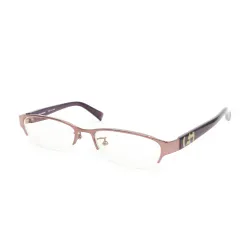 ジョルジオアルマーニ GIORGIO ARMANI 眼鏡 メガネ 度あり コンビフレーム ハーフリム ナロー ロゴ 52 17 133 ピンク 紫 パープル GA-2613J B8W /MN4 ■GY11のサムネイル