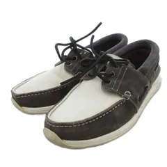 エンポリオアルマーニ EMPORIO ARMANI デッキシューズ ボートシューズ スエード レザー グレー /UOのサムネイル