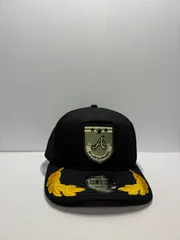 Newera アトランタブレーブス ミリタリー GOLFER スナップバックキャップ ブラックカラー