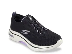 スケッチャーズ レディース シューズ スニーカー Skechers Go Walk Arch Fit 20 Sofia SlipOn Sneaker Womens BlackPurple ブラック