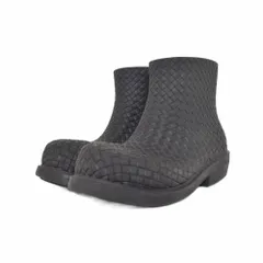 ボッテガヴェネタ BOTTEGA VENETA ファイヤーマン ラバーアンクルブーツ 41 黒 ブラック ☆AA★のサムネイル