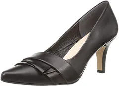 新品 [メルモ] ポインテッドトゥデザインパンプス レディース 7808 ブラック 24.5 cm 2E