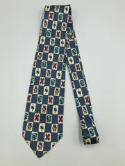 Christian Dior クリスチャンディオール ネクタイ ブルー その他総柄