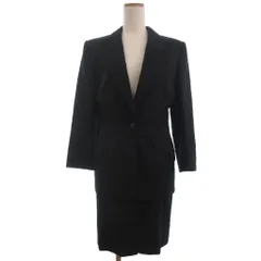 ペニーブラック PENNY BLACK スカートスーツ セットアップ ウール ブラック 42 ■GY47