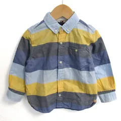 トミーヒルフィガー 長袖シャツ コットン100% ブランド トップス ベビー 男の子用 2T/Bサイズ ブルー TOMMY HILFIGER 【中古】