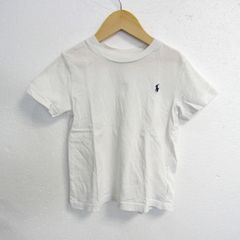 ポロラルフローレン 半袖Ｔシャツ コットンブランド トップス 白 キッズ 男の子用 4/4Tサイズ ホワイト POLO RALPH LAUREN 【中古】