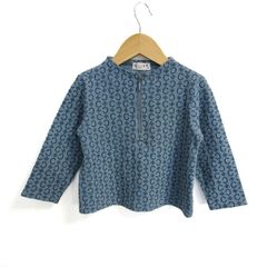セリーヌ ベビー 長袖Ｔシャツ ブランド トップス ベビー 女の子用 95サイズ ブルー CELINE BABY 【中古】