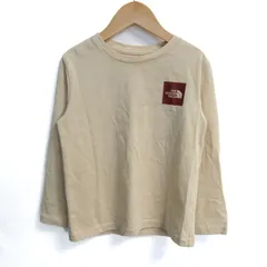 ザ・ノースフェイス 長袖Ｔシャツ アウトドア ブランド トップス キッズ 男の子用 120サイズ クリーム THE NORTH FACE 【中古】