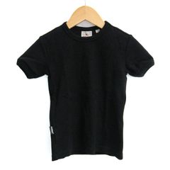 アヴィレックス 半袖Ｔシャツ ストレッチ ブランド トップス 黒 キッズ 男の子用 100サイズ ブラック AVIREX 【中古】