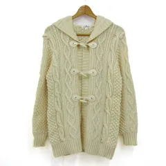クレージュ ニットパーカー セーター ウール混 ブランド 長袖 トップス レディース 38サイズ クリーム courreges 【中古】のサムネイル