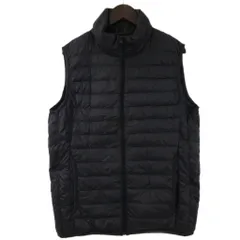 ユニクロ UNIQLO ウルトラライト ダウンベスト ナイロン 紺 ネイビー S