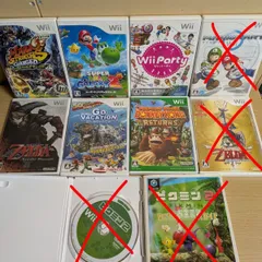 任天堂Wiiソフト６点まとめ売り