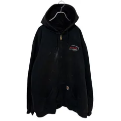 【Carhartt】 Corporate Logo RAIN DEFENDER Full-zip Hoodie 企業ロゴ刺繡 フルジップパーカー S-4471