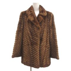 Rambulton ランブルトン ミンク レディース ファーコート キザミ XL