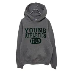 【RUSSELL ATHLETIC】 Big Print Hoodie 3段ロゴ プルオーバーパーカー S-4475