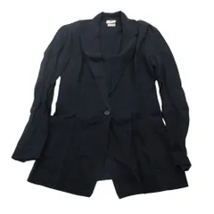 OLD DRIES VAN NOTEN ドリスヴァンノッテン ライカ期 ちりめん テーラード ジャケット 1B 羽織り 36 S ネイビー レディース 【中古】のサムネイル
