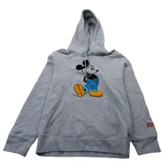 リーバイス × ディズニー Levis x Disney COLLECTION MICKEY MOUSE ミッキー フーディ スウェットパーカー M グレー メンズ 【中古】のサムネイル