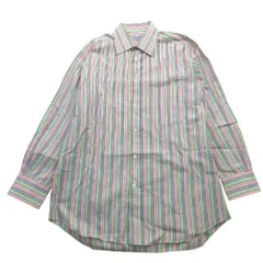 美品 Vintage Christian Dior クリスチャンディオール シャツ ドレスシャツ 長袖 トップス マルチストライプ 39.5 M メンズ 【中古】
