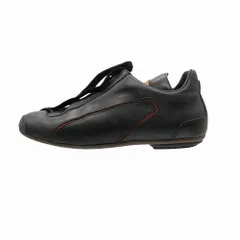 LOUIS VUITTON ルイヴィトン ブラック レザー スニーカー シューズ ブラック サイズ35 22cm レディース 【中古】