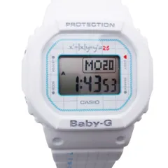 美品 カシオ CASIO G-SHOCK BABY-G BGD-560LJ ラバコレ デジタル ウォッチ レディース 腕時計 ジーショック ベビー ホワイト 【中古】