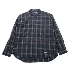 24ss NEIGHBORHOOD ネイバーフッド タータンチェック柄 シャツ 長袖 コットン トップス 241BENH-SHM01 M グレー メンズ 【中古】のサムネイル