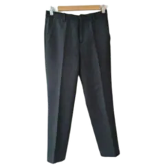 UNITED ARROWS センタープレス テーパードパンツ 38 ネイビー 日本製