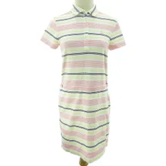 キャロウェイ CALLAWAY 近年 ワンピース ひざ丈 ゴルフ ウエア ボーダー マルチカラー S