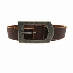 D&G DOLCE&GABBANA ドルチェアンドガッバーナ Dロゴバックル レザーベルト 85cm 34インチ メンズ ブラウン 【中古】