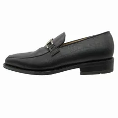 Salvatore Ferragamo サルバトーレフェラガモ ホースビットローファー シューズ 24042 6.5 3E 25cm ブラック メンズ 【中古】