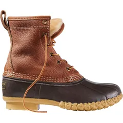 エルエルビーン レディース シューズ ブーツ・レインブーツ LLBean Bean 8in ShearlingLined Insulated Boot Womens TanBrown ブラウン