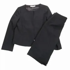 NATURAL BEAUTY BASIC ナチュラルビューティベーシック スーツセットアップ ノーカラージャケット スカート M レディース 【中古】