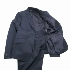 BURBERRY LONDON バーバリー ロンドン パンツスーツ  シャドーストライプ  ジャケット 38/36 ダークネイビー レディース 【中古】