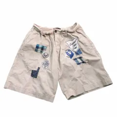 18SS DSQUARED2 ディースクエアード Scout Patch Chino Shorts スカウト パッチ チノ ショーツ 46/M ライトベージュ メンズ 【中古】のサムネイル