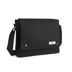 【新品】 [Neurix] ショルダーバッグ メンズ 撥水 A4 大容量 肩掛け 斜めがけ 帆布 メッセンジャー カバンレディース ユニセックス 軽量 通勤 出張 旅行 通学 バッグ メンズ 人気 おしゃれ (ブラック) 0