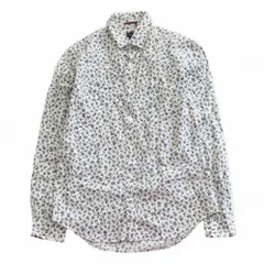 Paul Smith ポールスミス 133126 リバティ柄 長袖 シャツ トップス ホワイト ブルー サイズM メンズ  【中古】のサムネイル