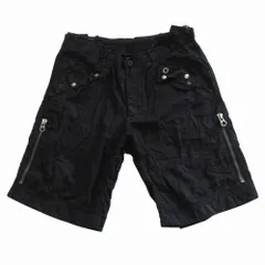 POLO RALPH LAUREN ポロラルフローレン パラシュート ショートパンツ カーゴショーツ ボトムス ブラック サイズ32 メンズ 【中古】