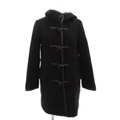 B&Y ユナイテッドアローズ BEAUTY&YOUTH ビューティー&ユース メルトンフードミドルダッフルコート トグルボタン ひざ丈 S 紺 ネイビー /FF ■YHS1