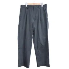 ザラ ZARA チノパンツ スラックス タック コットン 40 約L 灰 グレー 系 0119