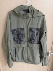 コロンビア カーキ色 ウィンドブレーカー ジャケット XL